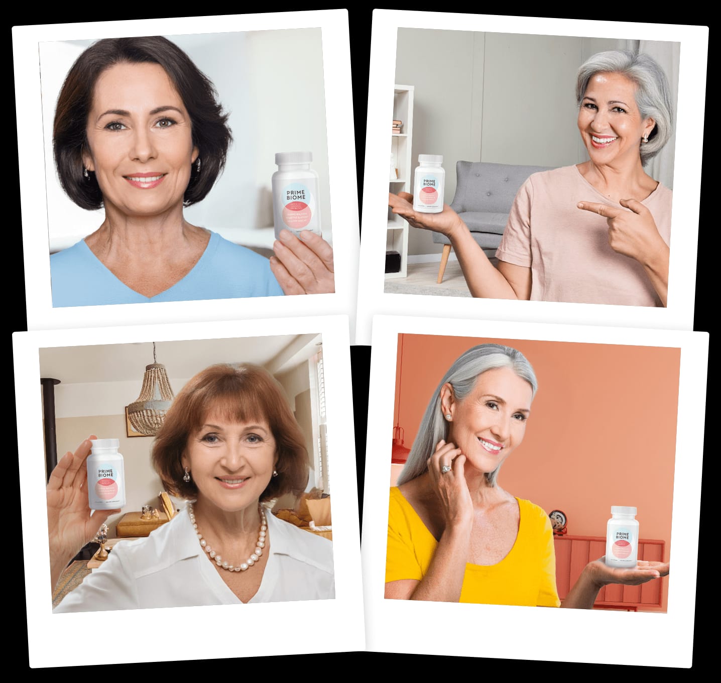 Customer testimonials collage
