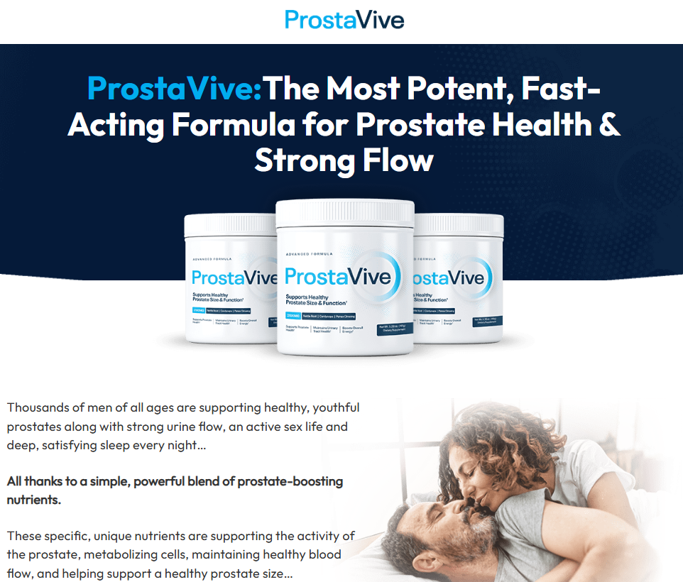 Prostavive – Official Supplement Prostavive prostate health supplement – product hero